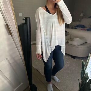 Free People Waffle Top